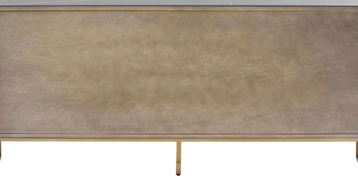 Sideboard Cesaro Ask, 3 Dörrar, 75x160cm - KARE Design