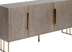 Sideboard Cesaro Ask, 3 Dörrar, 75x160cm - KARE Design