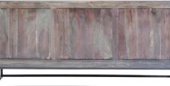 Sideboard Circulo - Guld/Svart 3 Dörrar, 80x160cm - KARE Design