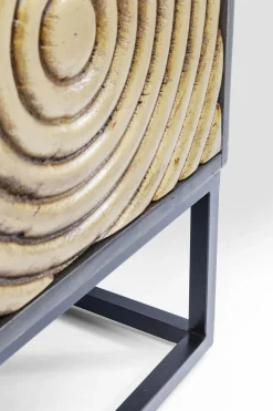 Sideboard Circulo - Guld/Svart 3 Dörrar, 80x160cm - KARE Design