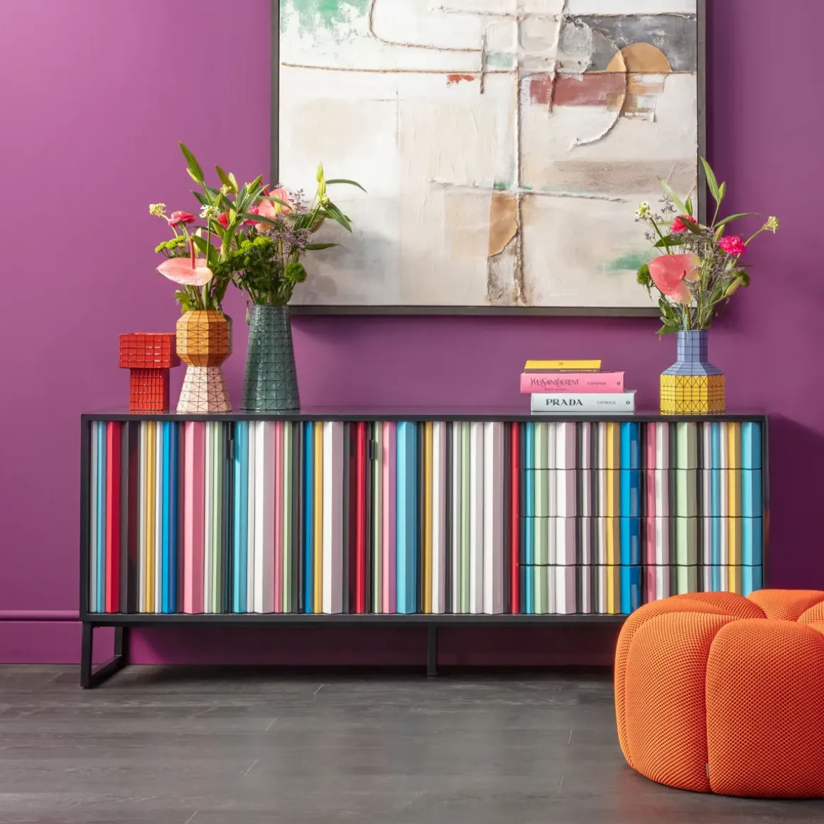 Sideboard Concertina - Colore, 186x74cm - KARE Design