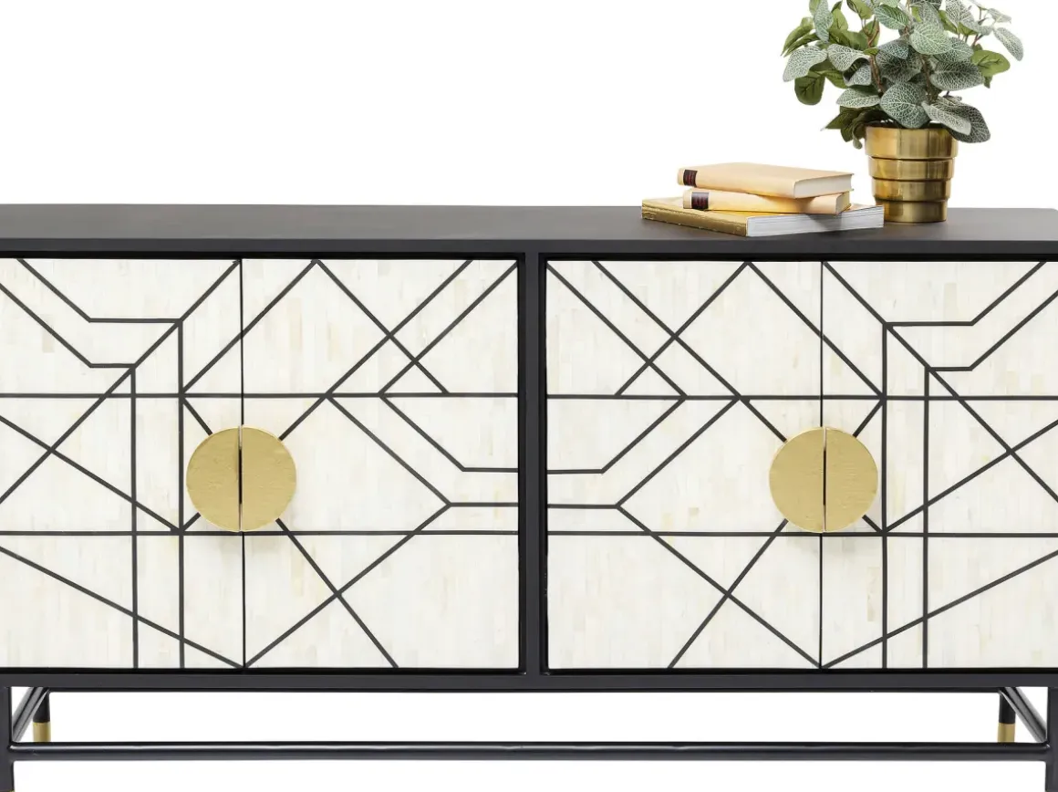 Sideboard Credenza - 4 Dörrar, 80x150cm - KARE Design