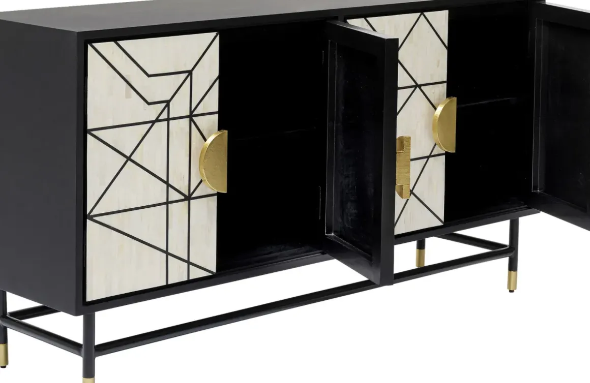 Sideboard Credenza - 4 Dörrar, 80x150cm - KARE Design