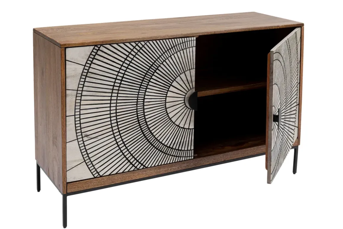 Sideboard Eye Of Tiger - 2 Dörrar, 78x115cm - KARE Design