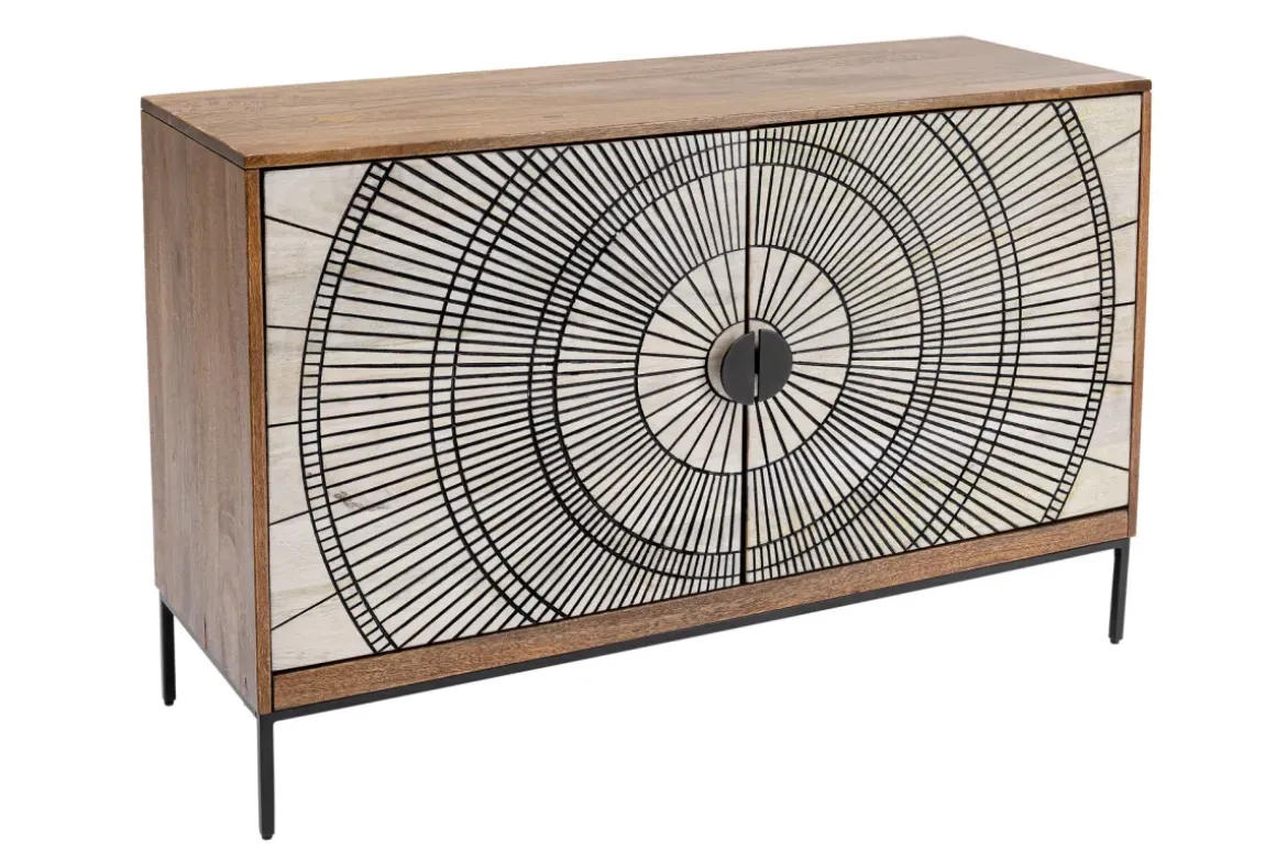 Sideboard Eye Of Tiger - 2 Dörrar, 78x115cm - KARE Design