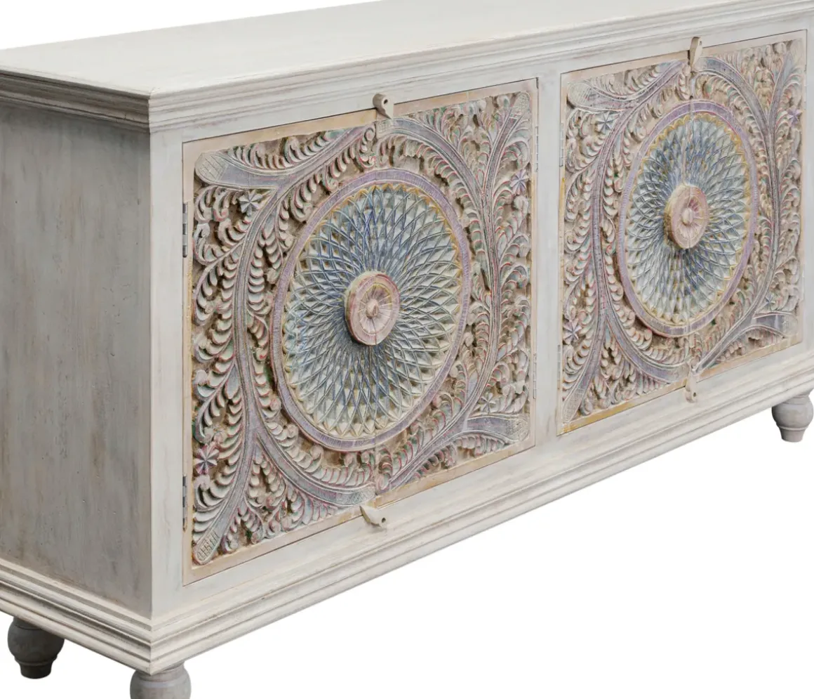 Sideboard Goa - Ornament, Handgjord, 180x95cm - KARE Design
