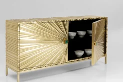 Sideboard Illumino - Guld 2 Dörrar, 80x160cm - KARE Design