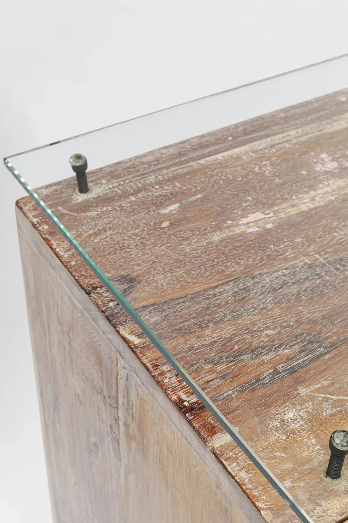 Sideboard Kalif - Trä Antik Patina 2 Dörrar/2 Lådor, 70x160cm - KARE Design