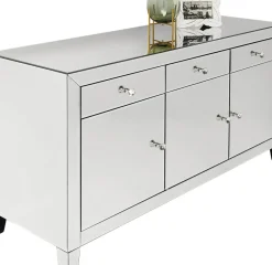 Sideboard Luxury - Spegelglas 3 Dörrar/3 Lådor, 77x140,5cm - KARE Design