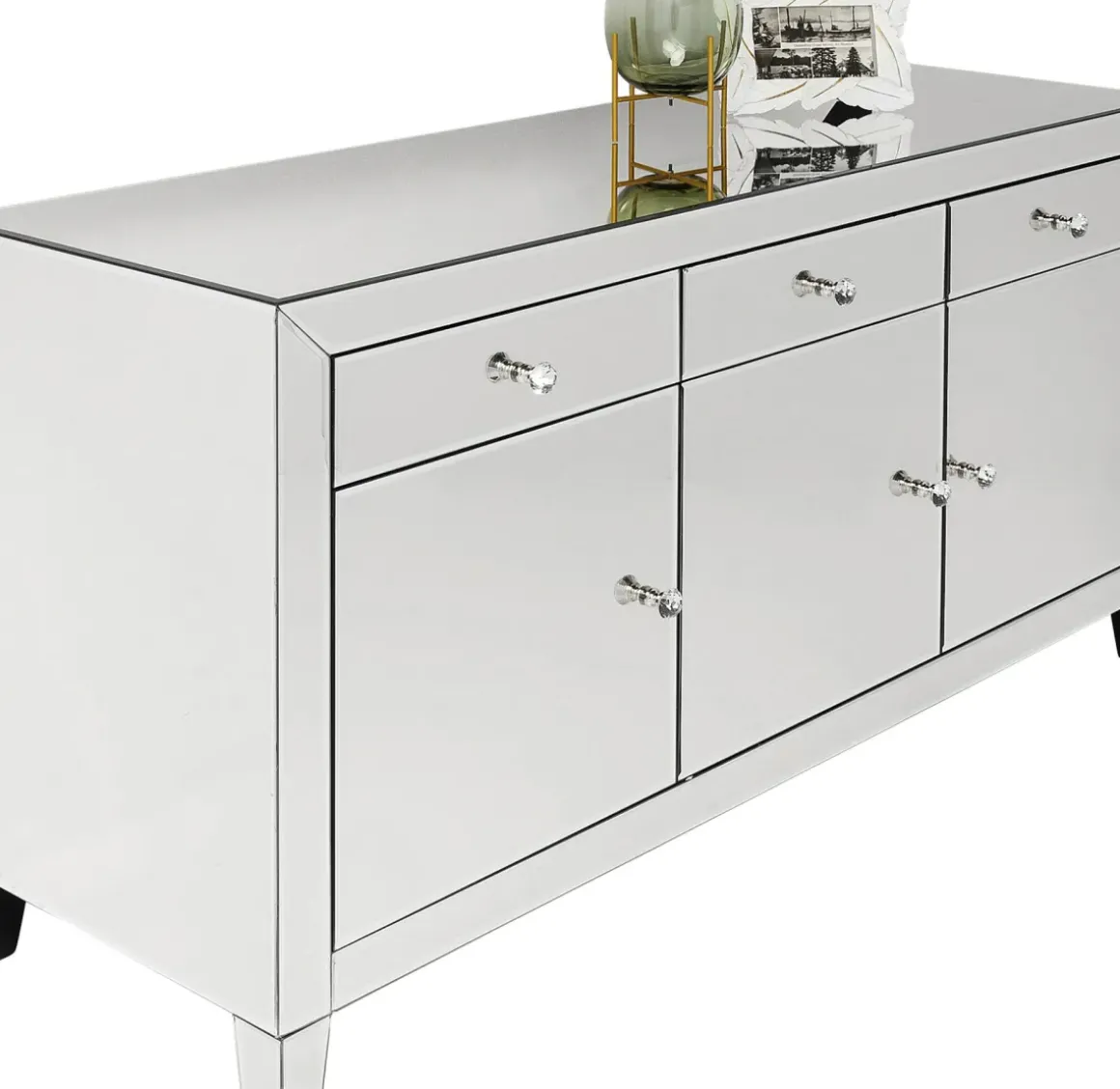Sideboard Luxury - Spegelglas 3 Dörrar/3 Lådor, 77x140,5cm - KARE Design