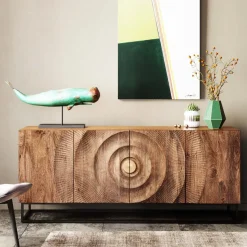 Sideboard Madeira - Ljust Trä, 177x75cm - KARE Design