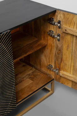 Sideboard Madeira - Mörkt Trä, 177x75cm - KARE Design
