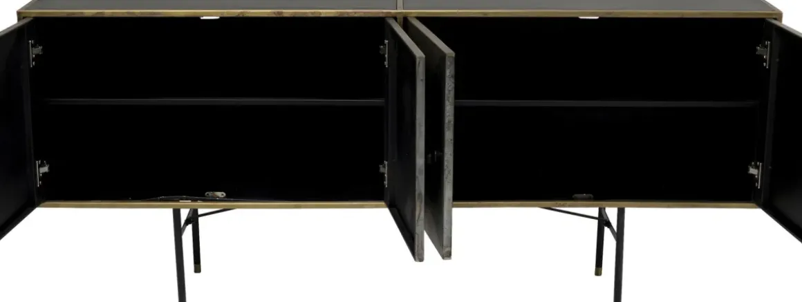 Sideboard Mancha - Lågt Skåp med 4 Dörrar, 77x183cm - KARE Design