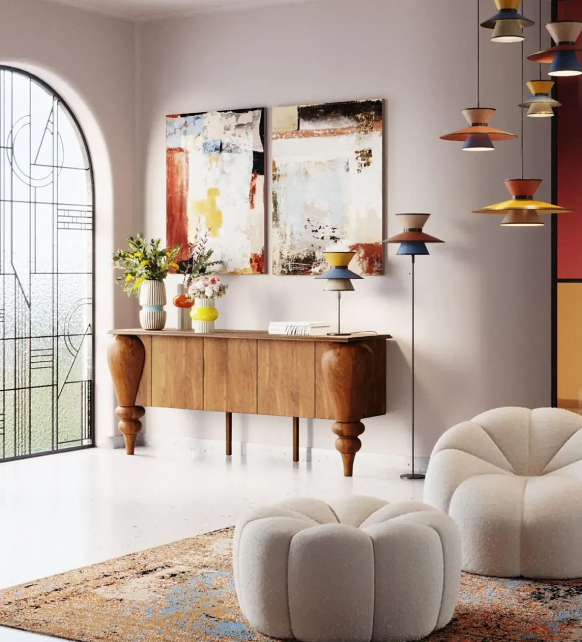 Sideboard Muse - I Mango Trä, 200x88cm - KARE Design