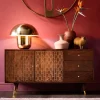 Sideboard Muskat - Trä i Orientalisk Stil 2 Dörrar/3 Lådor, 75x144,5cm - KARE Design