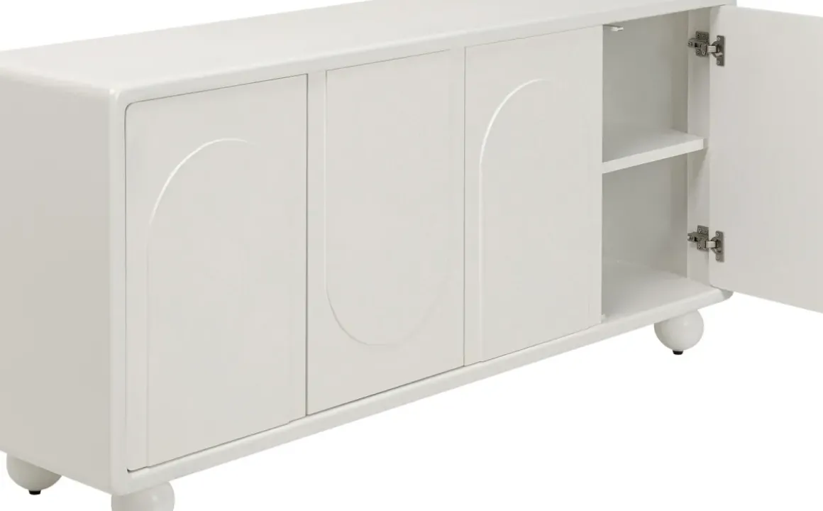 Sideboard Paco White 160x75cm - KARE Design