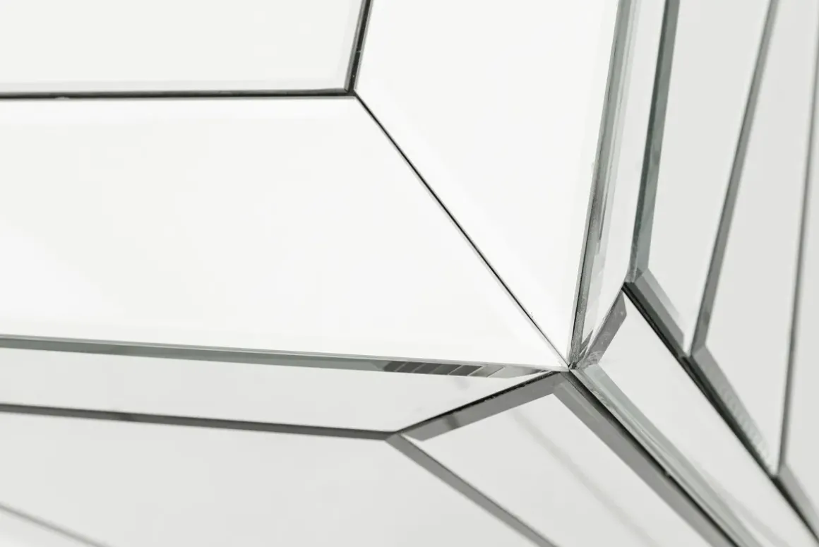 Sideboard Queen - Spegelglas/Guld, 77x162cm - KARE Design