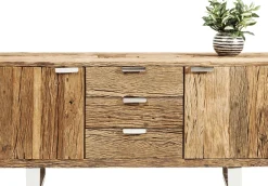 Sideboard Rustico - Rustikt Trä 2 Dörrar/3 Lådor, 75x160cm - KARE Design