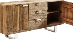 Sideboard Rustico - Rustikt Trä 2 Dörrar/3 Lådor, 75x160cm - KARE Design