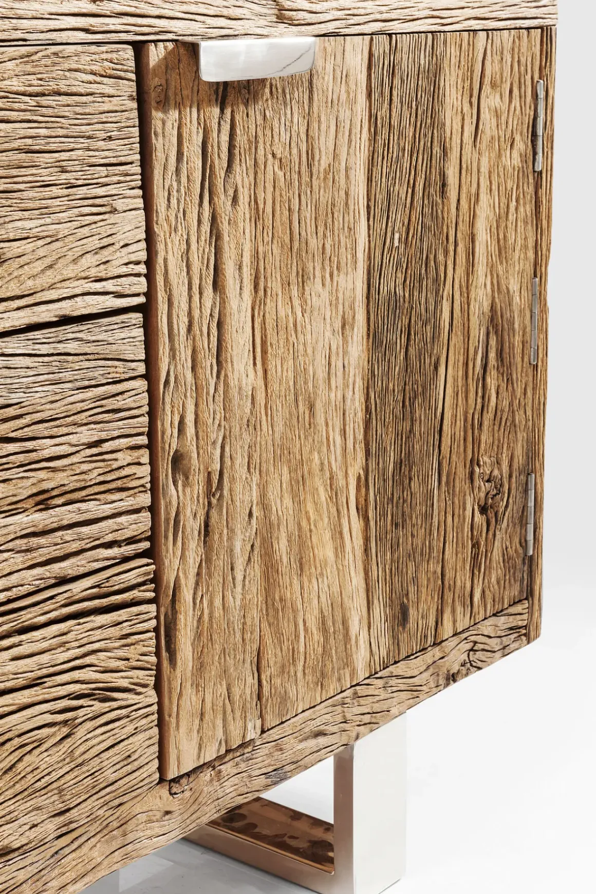 Sideboard Rustico - Rustikt Trä 2 Dörrar/3 Lådor, 75x160cm - KARE Design