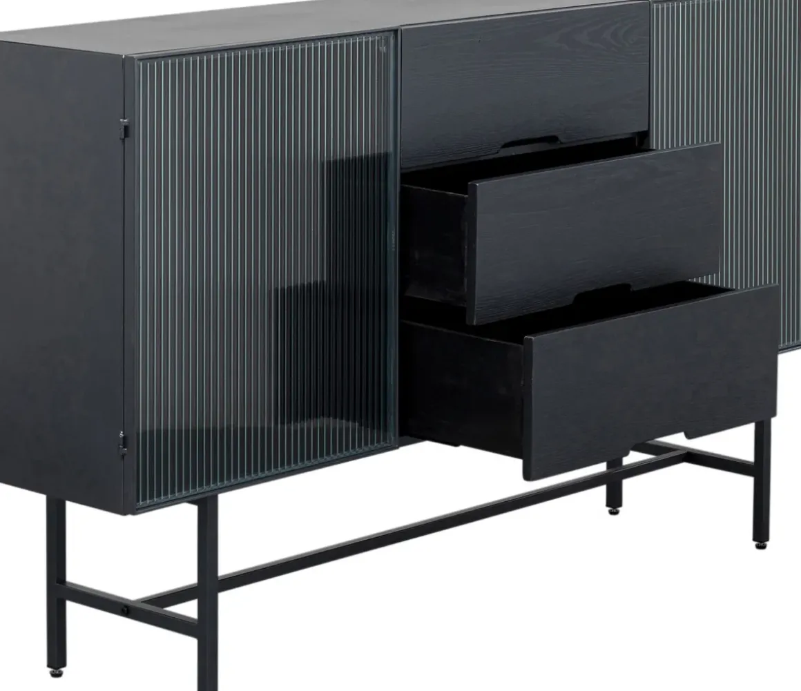 Sideboard San Diego - 3 lådor/2 dörrar, 150x90cm - KARE Design