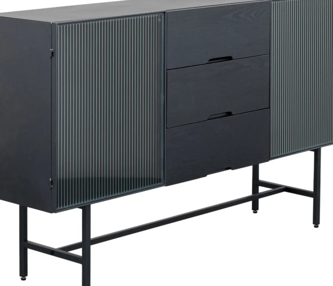 Sideboard San Diego - 3 lådor/2 dörrar, 150x90cm - KARE Design