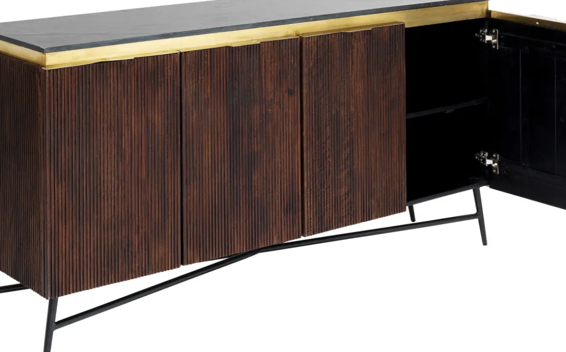 Sideboard - Skänk Catalina - Mörkt trä, 160x86cm - KARE Design