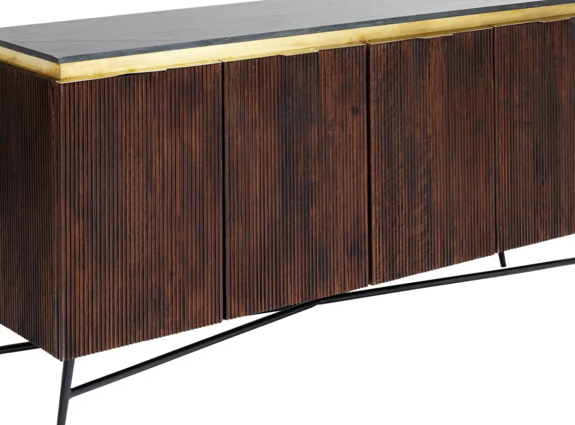 Sideboard - Skänk Catalina - Mörkt trä, 160x86cm - KARE Design