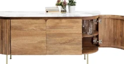 Sideboard - Skänk Grace - Trä/Marmor/Guld - KARE Design