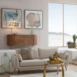 Sideboard - Skänk Grace - Trä/Marmor/Guld - KARE Design