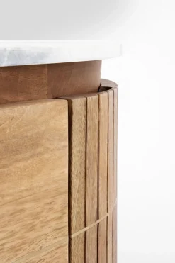 Sideboard - Skänk Grace - Trä/Marmor/Guld - KARE Design