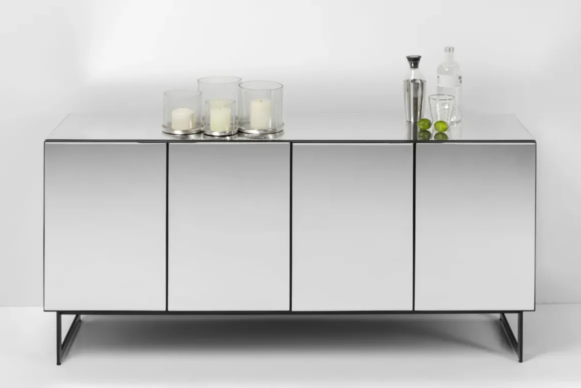 Sideboard Soran - Svart, 160x45cm - KARE Design