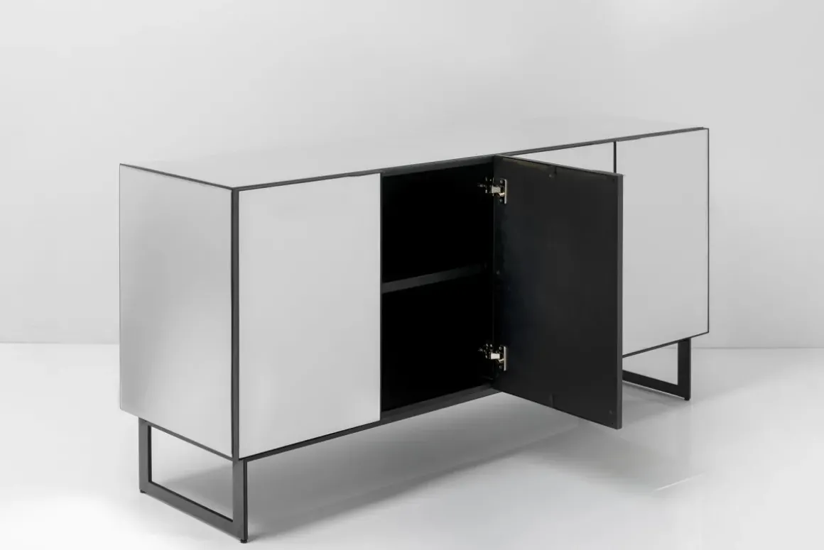 Sideboard Soran - Svart, 160x45cm - KARE Design