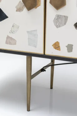 Sideboard Terrazzo - Lågt Skåp med 4 Dörrar - KARE Design