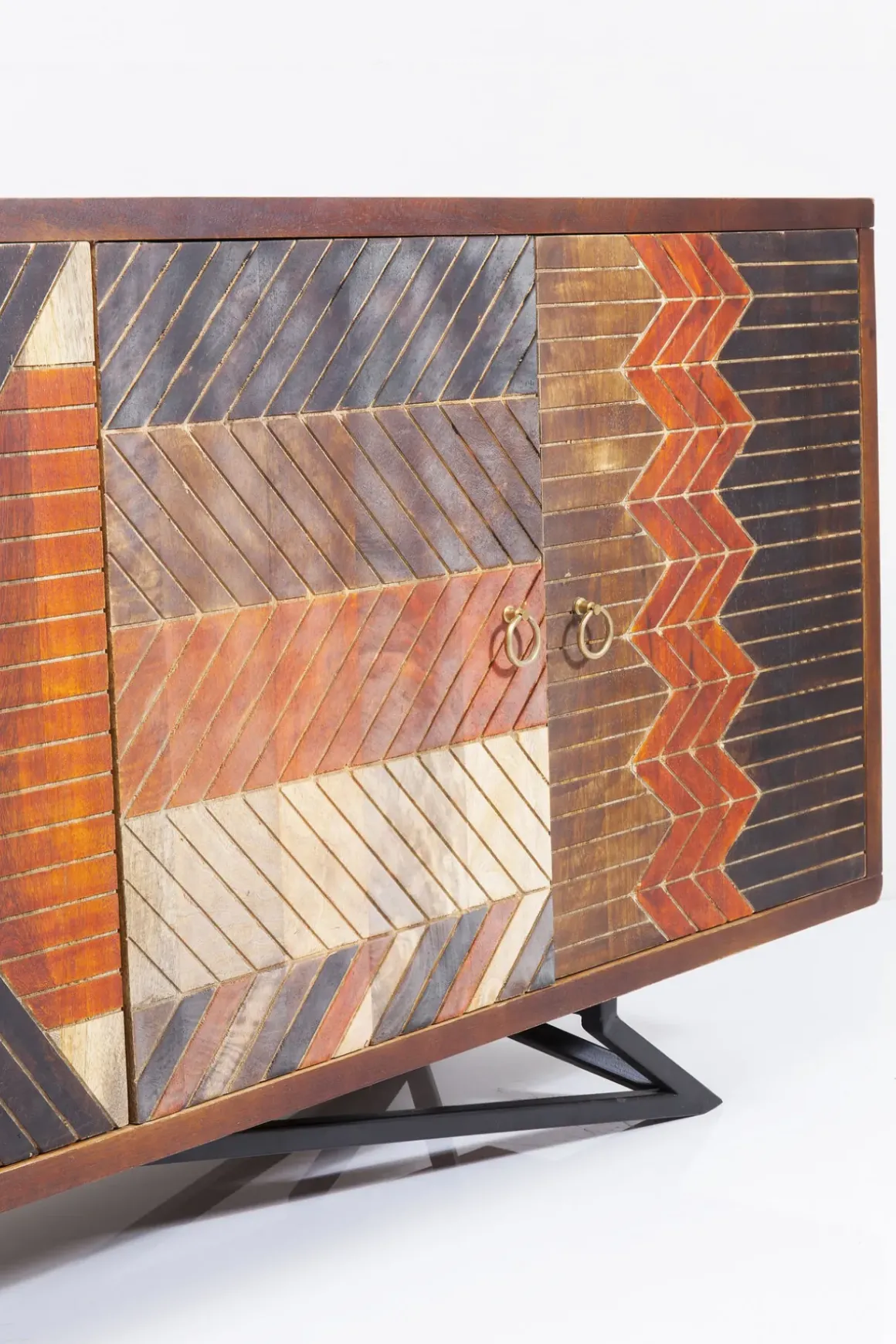 Sideboard Tomahawk - Etno Mönster 4 Dörrar, 75x177cm - KARE Design