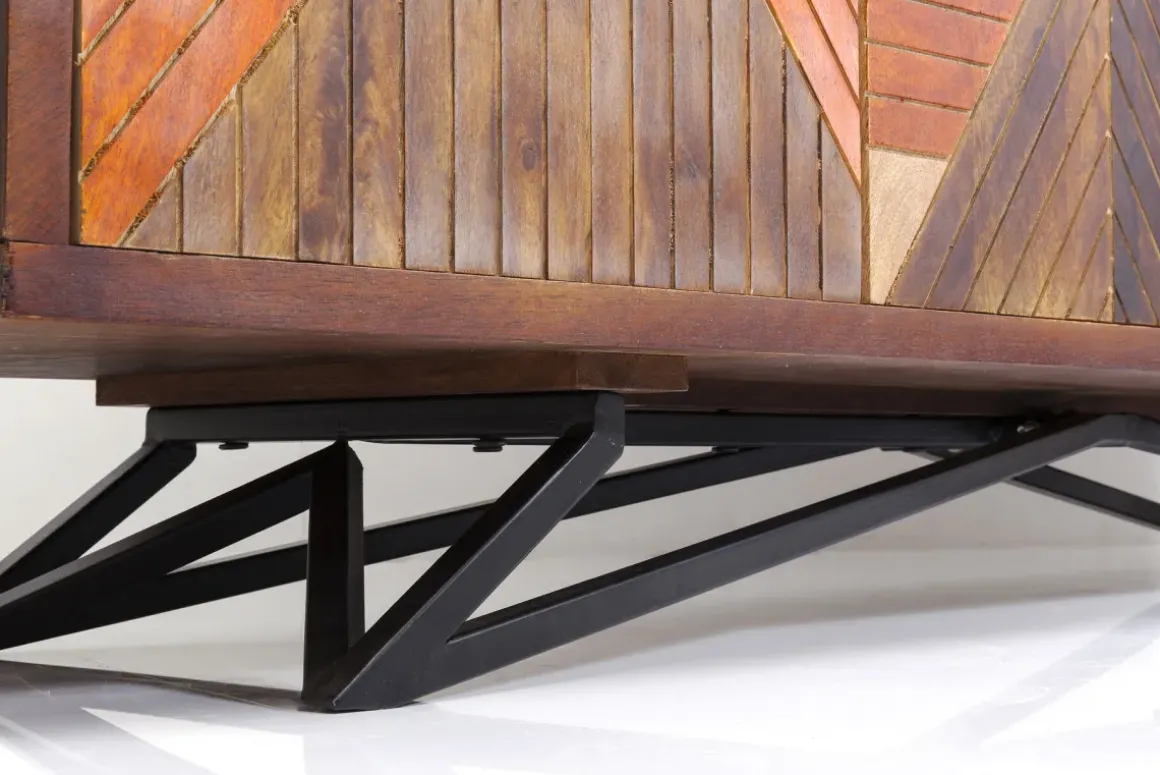 Sideboard Tomahawk - Etno Mönster 4 Dörrar, 75x177cm - KARE Design