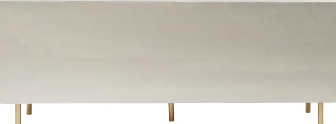 Sideboard Venice Triangle - Silver 4 Dörrar, 64x180cm - KARE Design
