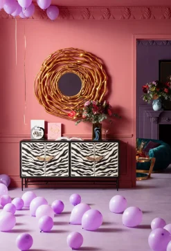 Sideboard Zebra - 4 Dörrar, 160x80cm - KARE Design