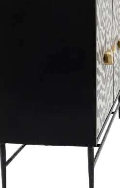 Sideboard Zebra - 4 Dörrar, 160x80cm - KARE Design