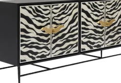 Sideboard Zebra - 4 Dörrar, 160x80cm - KARE Design