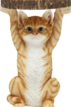 Sidobord Animal Miss Cat - Litet Bord med Katt, Ø33cm - KARE Design