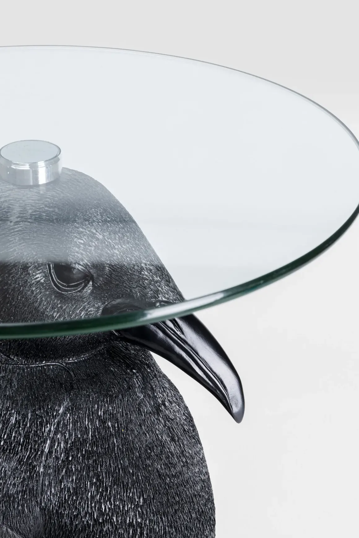 Sidobord Animal Ms Penguin - Litet bord Ø32cm - KARE Design