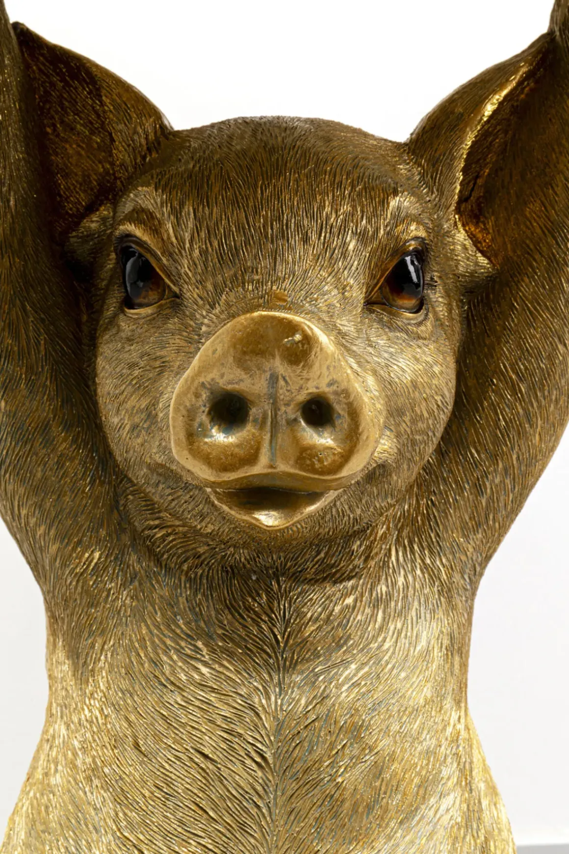 Sidobord Animal Pig - Gris Ø34cm - KARE Design