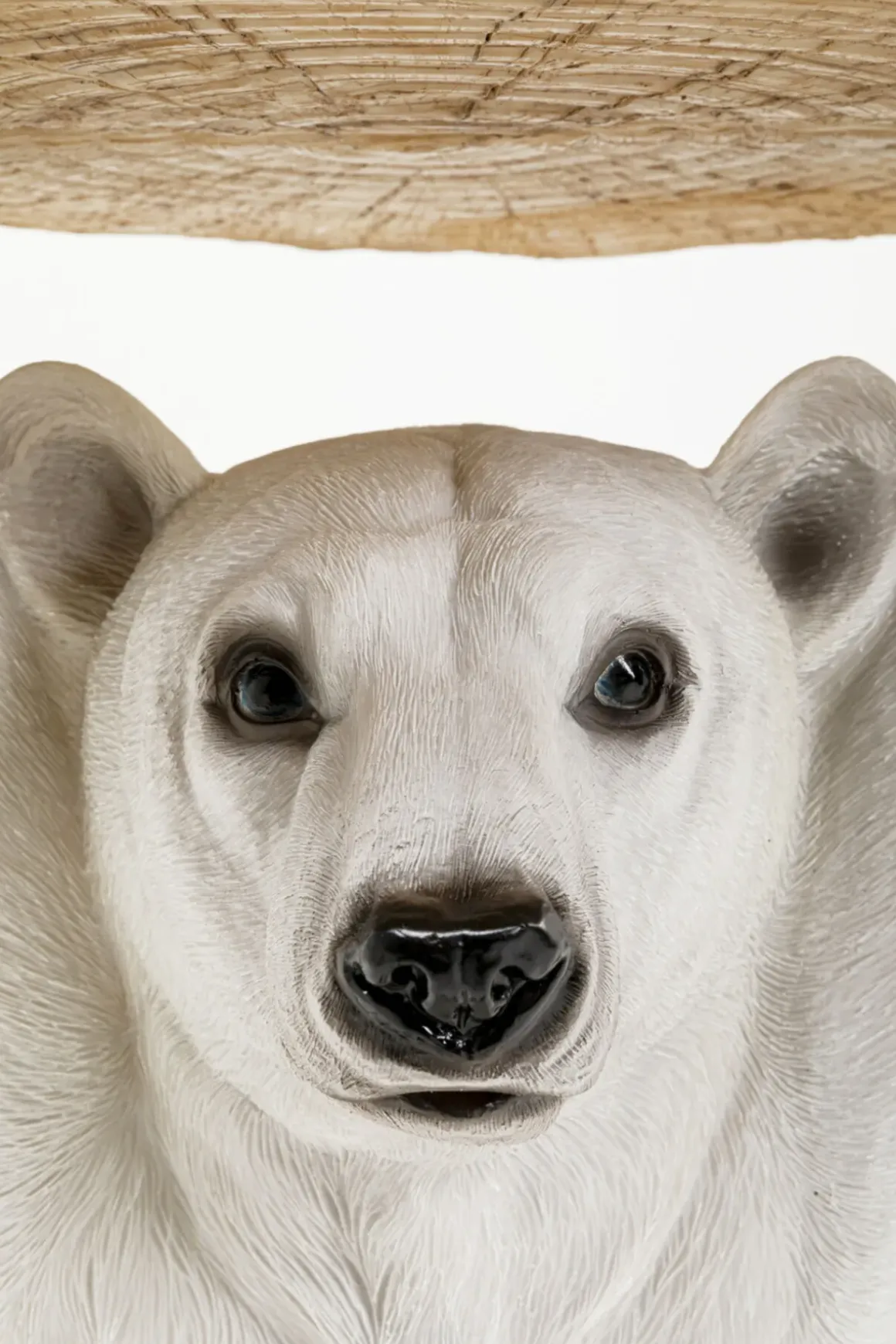 Sidobord Animal Polar Bear - Bord med Isbjörn, Ø37cm - KARE Design