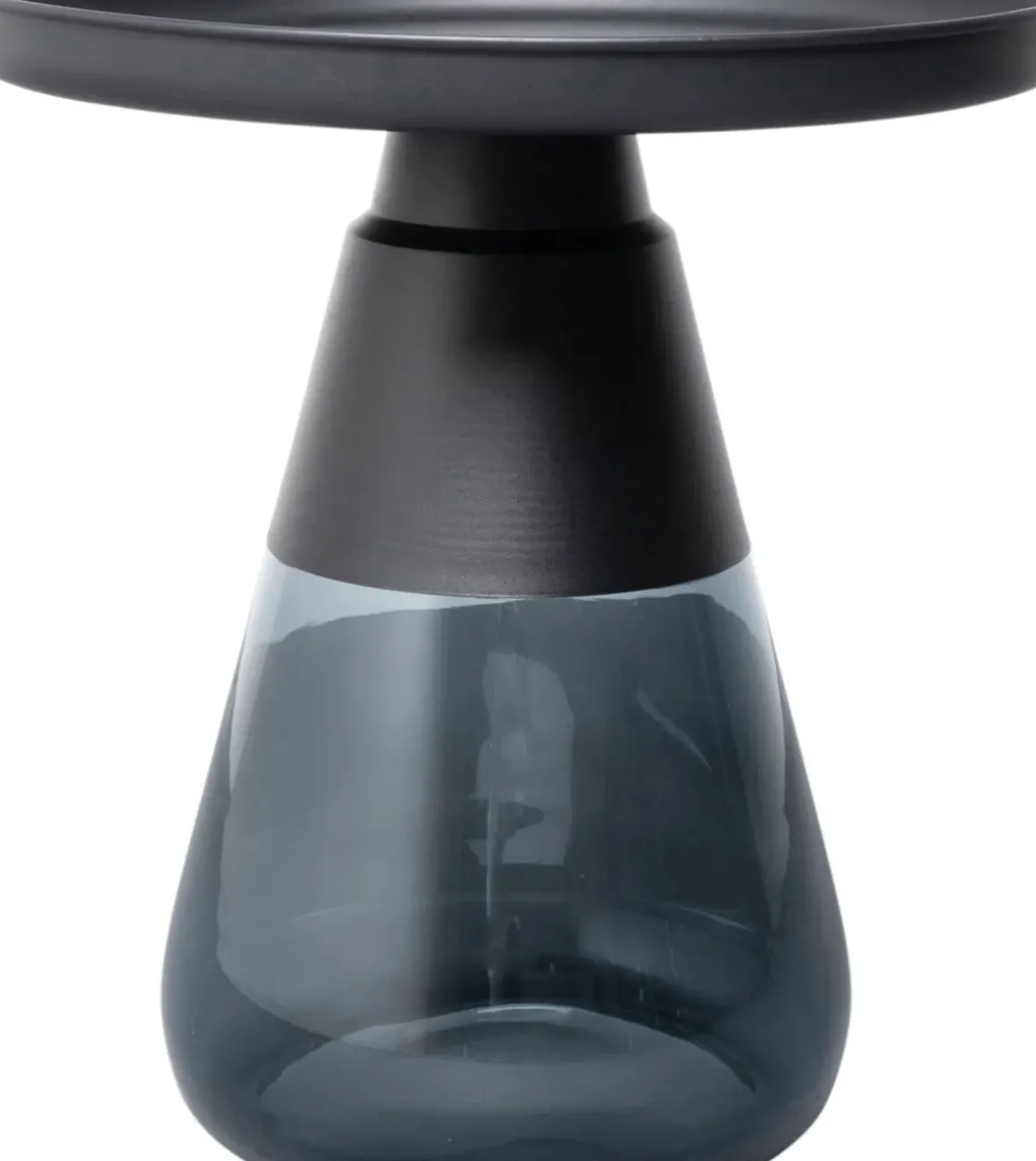 Sidobord Bottiglia Smoke - Mörkgrå, Ø50cm - KARE Design