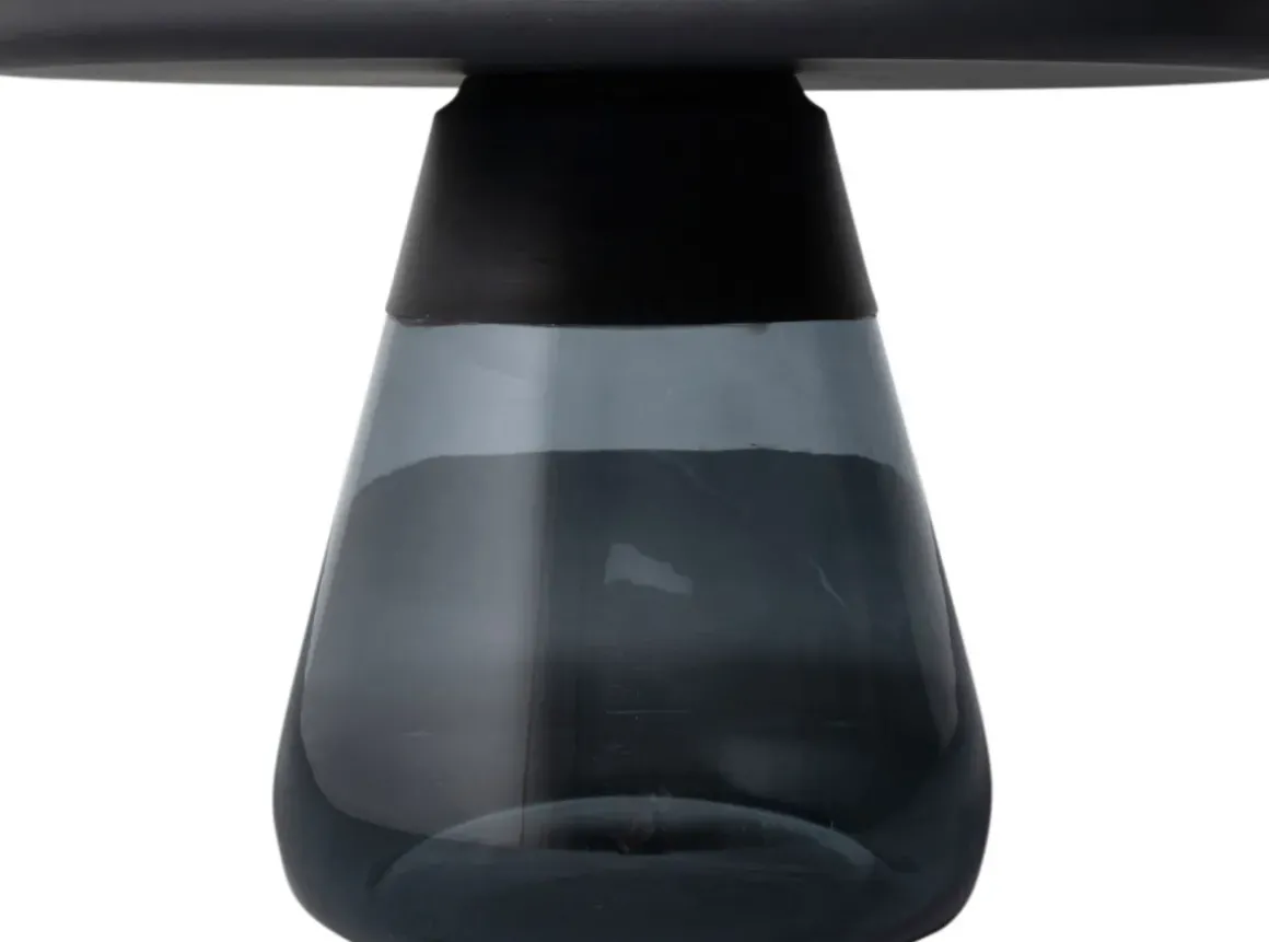 Sidobord Bottiglia smoke - Mörkgrå, Ø60cm - KARE Design