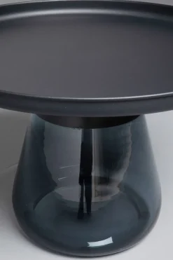 Sidobord Bottiglia smoke - Mörkgrå, Ø60cm - KARE Design