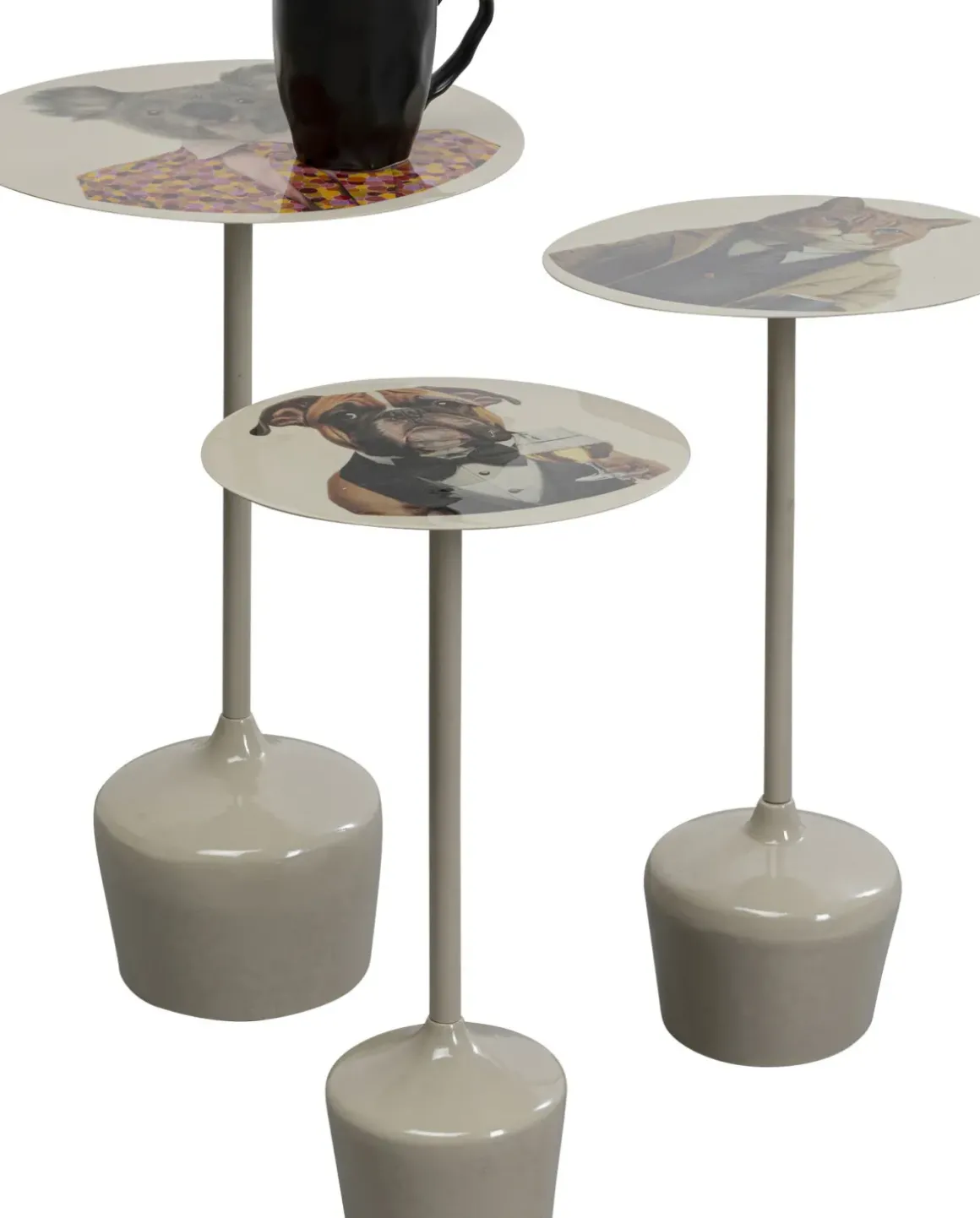 Sidobord Business Animal - Djurmotiv, (3/Set) - KARE Design