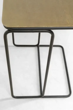 Sidobord Diego - Svart/Brons, 2-set - KARE Design