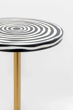 Sidobord Domero Swirl Ø25cm - KARE Design